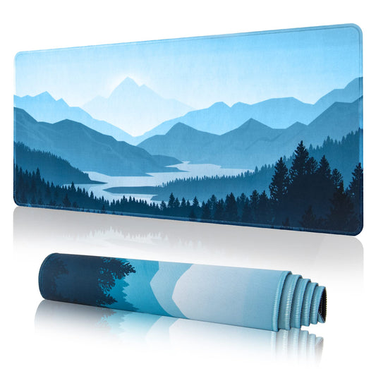 XL Mouse Pad with Non-Slip Rubber Base and Stitched Edges (800x300mm) – Gorge Design